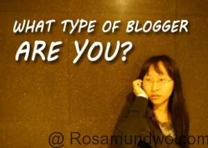 What type of blogger are you? Blogger