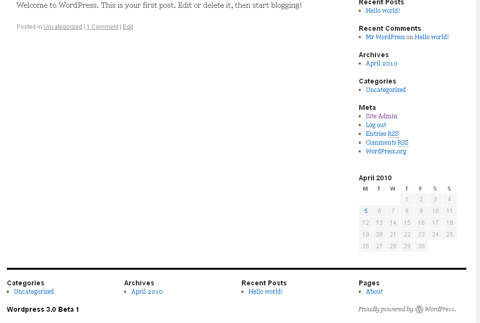 footer footer