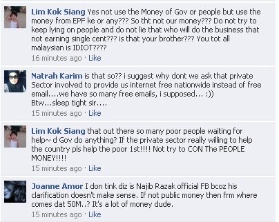 1Malaysia Email Comments