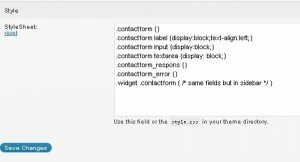 Tiny Contact Form StyleCss 2