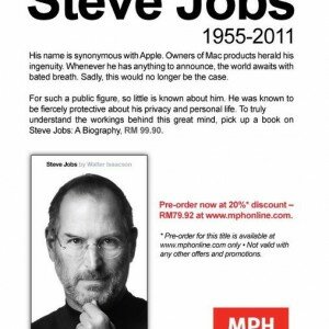 Steve Jobs Biography Book 2011 MPH Online Technology