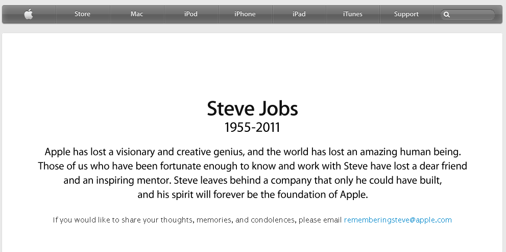 Steve Jobs Dead 1