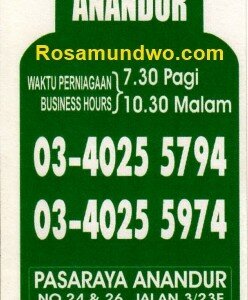 Pasaraya Anandur Misc